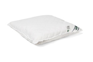 Pernă matlasată cu microfibră Soft Touch și umplutură siliconizată, fermitate medie, Alb, 70 × 70 cm