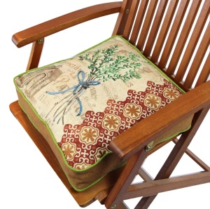 Perna scaun Model YM1159, Multicolor, 42x42x5 cm - Img 1