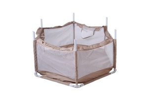 Piscina de bile pliabila Auriu 120x67x60 cm - Img 2