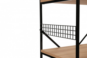 Raft Model Anemon, Negru/Pin, 60x45x124 cm - Img 4