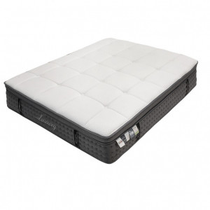 Saltea Luxury 5 zone arcuri buzunar+gel spuma cu memorie+latex 34-36cm 150x200cm - Img 7