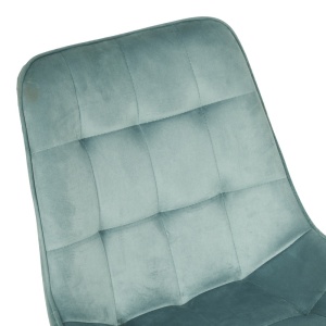 Scaun Berne, verde fistic/negru, 53x62x84 cm - Img 5
