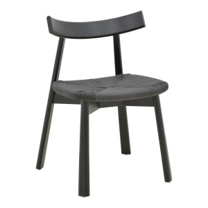 Scaun Clareta, negru, 53x55x79 cm