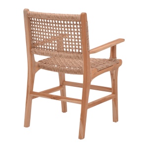 Scaun cu Brate Model Sponze, Natur, 54x60x86 cm - Img 2