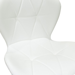 Scaun de bar Coozy, negru/alb, 46x47x90-112 cm - Img 5