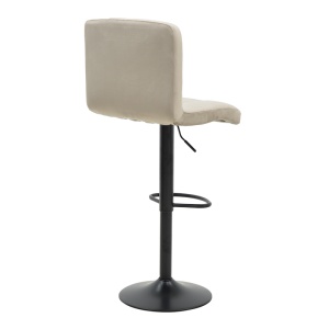 Scaun de bar Remina, bej, 44x44x112 cm - Img 2
