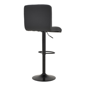Scaun de bar Remina V1, negru, 44x44x112 cm - Img 2