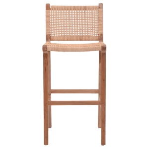 Scaun de bar Sponze, natural, 40x47x89 cm - Img 4