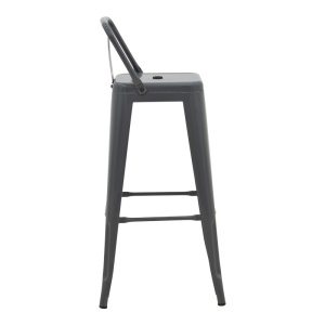 Scaun de bar Utopia, antracit, 42x42x97 cm - Img 4