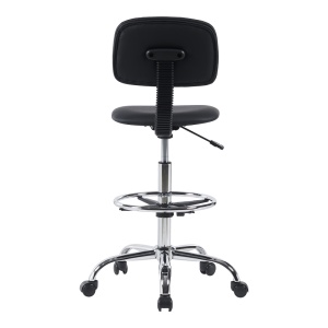 Scaun de birou Icina, negru, 58x54x102-123 cm - Img 5