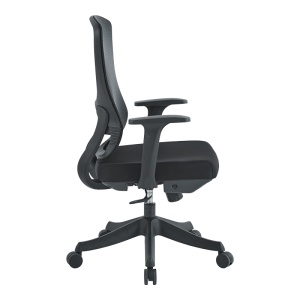 Scaun de birou Litulo, negru, 51x50.5x98/106 cm - Img 2