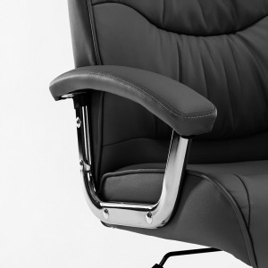 Scaun de birou manager Primrose piele ecologica negru - Img 7