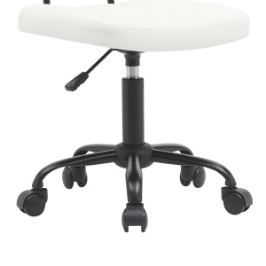 Scaun de birou Sedia, alb, 50x50x75-85 cm - Img 7