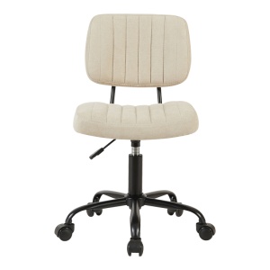 Scaun de birou Warra, bej, 50x52x76-86 cm - Img 4
