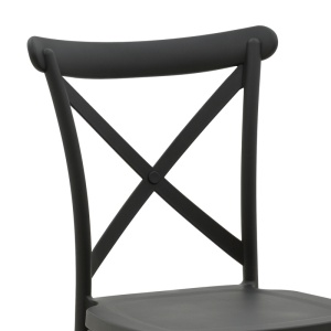 Scaun de Gradina Crossie, gri închis, 38x46.5x82 cm - Img 7