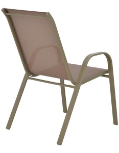 Scaun de Gradina Model Calan, Champagne, 55x75x90 cm - Img 9