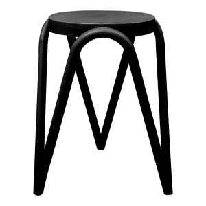 Scaun de Gradina Serzona, negru, 27x27x45.5 cm