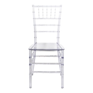 Scaun de Gradina Tiffany, transparent, 38x38.5x88 cm - Img 5