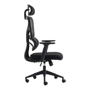 Scaun directorial Cadrey, negru, 67x64x120-128 cm - Img 4