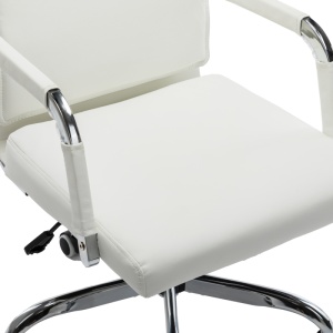Scaun directorial Mavel, alb, 55x62x100-110 cm - Img 9