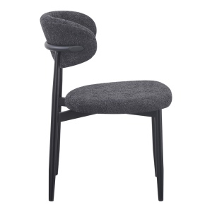 Scaun Folegio, antracit/negru, 50x57x79.5 cm - Img 3