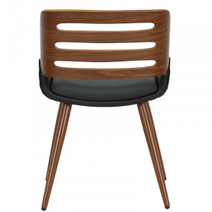 Scaun Model Brody, Nuc/Negru, 51x55x76 cm - Img 2