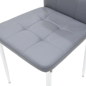 Scaun Model Cube, Gri, 41x46x97 cm - Img 6