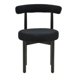 Scaun Model Fenza, Negru, 60x54x75 cm - Img 4