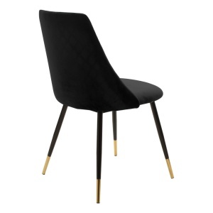 Scaun Model Giselle, Negru, 51x52x82 cm - Img 2