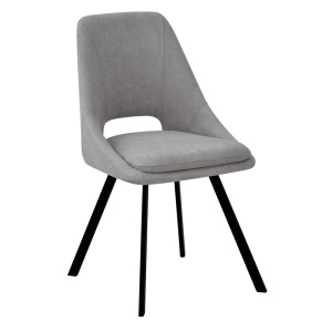 Scaun Model Initiate, Gri/Negru, 48x57x85 cm