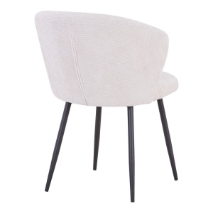 Scaun Model Karg, Alb/Negru, 57x62x80 cm - Img 2