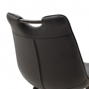 Scaun Model Nely, Negru, 47x61x85 cm - Img 5