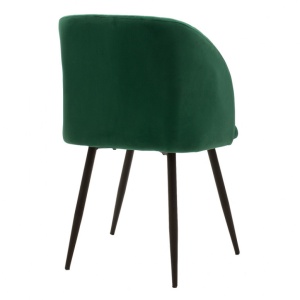Scaun Model Oasis, Verde inchis/Negru, 54x52x84 cm - Img 2