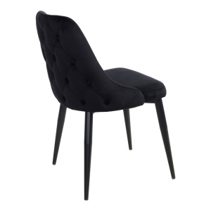 Scaun Model Zedna, Negru, 51x58x84 cm - Img 2