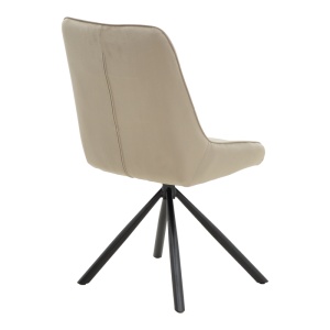Scaun Wori, bej/negru, 48x56x82 cm - Img 2
