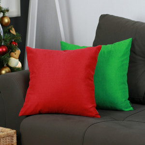 Set 2 Fete de perne decorative Craciun, Fancy V417, 45x45 - Img 1