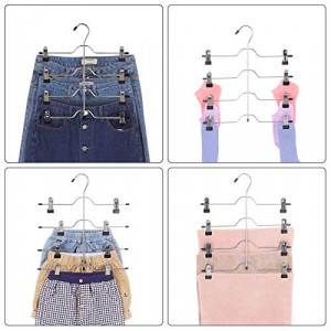 Set de 3 umerase din metal, Songmics, Negru, 37.5x33x0.4 cm - Img 4