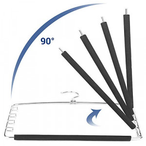 Set de 3 umerase din metal, Songmics, Negru, 45x40x0.5 cm - Img 6
