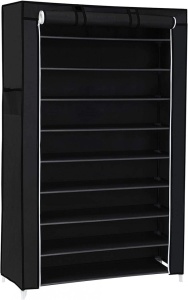 Suport pantofi Model Liv, Negru, 85x28x162 cm - Img 7
