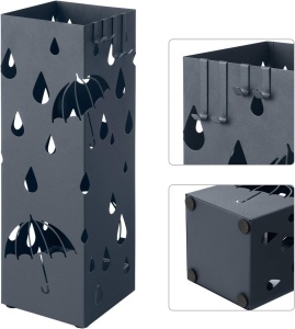 Suport umbrele Songmics Gri 15.5x15.5x49 cm - Img 7