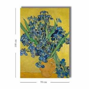 Tablou Bright Blaze Multicolor 70x100 cm - Img 3
