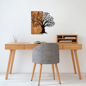 Tablou din lemn si metal Mysterious Nuc 58x60 cm - Img 2