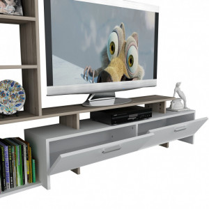 Ansamblu Comoda TV Şimal Alb-Cordoba - Img 4