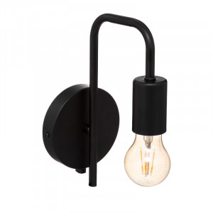 Aplica Zhola E27 40W negru 17x12x25cm - Img 1