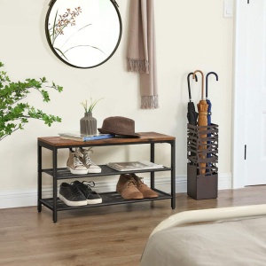 Bancheta Depozitare Pantofi Vasagle, 80x30x44.5cm - Img 2