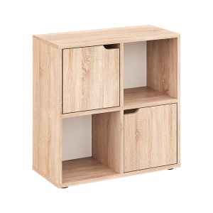 Bibliotecă Bookel, stejar sonoma, 59.6x27.5x60.4 cm - Img 2