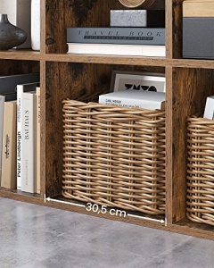 Biblioteca Vasagle, Model Marshall, 65.5x30x129.5 cm, Antic - Img 6
