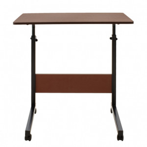 Birou ajustabil Pako World, model Piper, 60x69-90x40 cm, Stejar inchis/Negru - Img 4