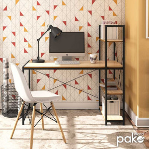 Birou Ramon Oak - Negru 122x64x120 cm - Img 2