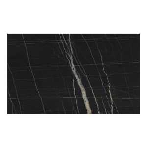 Blat de masă Relian, HPL, 12 mm grosime, aspect marmorat, negru, 69x120 cm
